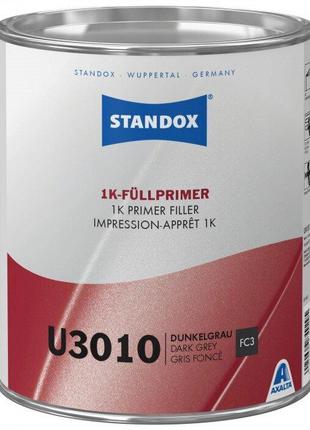 Standox U3010 1K-Fuellprimer 1К порозаповнюючий грунт темно-сі...