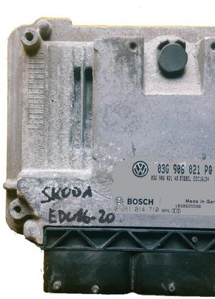 Блок управлiння двигуном Skoda Octavia A5 2.0tdi