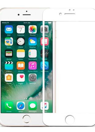 Захисне скло Full Coverage для Apple iPhone 7/8 Plus White