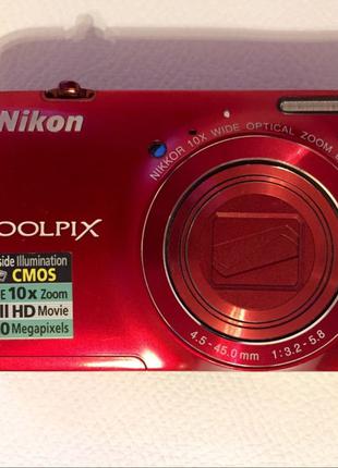 Фотоаппарат Nikon Coolpix S6300 - 16 Mп - Full HD - CMOS - Идеал
