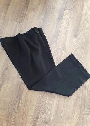 Нові чорні фірмові стрейчеві прямі класичні брюки більшого роз...