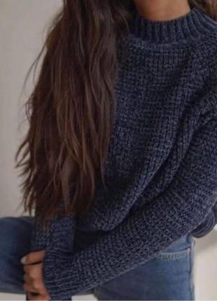 Велюровый свитер