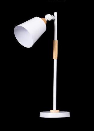 Лампа настільна в стилі лофт біла