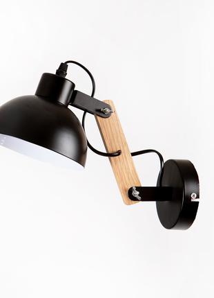 Світильник настінний бра в стилі лофт 4004 чорний колір
