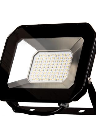 Прожектор светодиодный 50Вт ГАРАНТИЯ 2 ГОДА 50W SMD LED 6000K BK