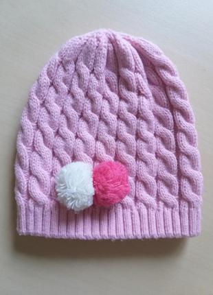 Розовая шапка ✅ 1+1=3