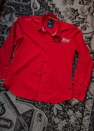 Брендова фірмова бавовняна рубашка сорочка g-star raw,оригінал.