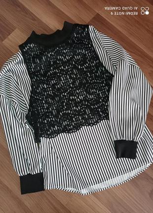 Блузка рубашка блузка кофта нарядная реглан