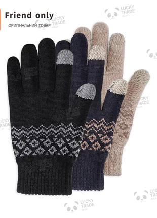 Зимние теплые перчатки Xiaomi FO Touch Screen Gloves для сенсо...