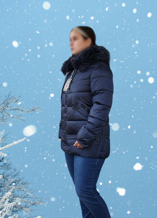 Зимняя женская куртка с капюшоном,большой размер,батал,см.заме...