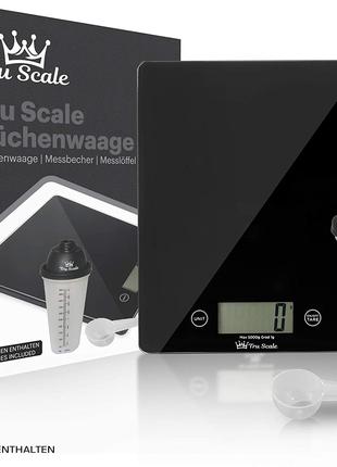 Цифрові кухонні ваги Tru Scale з мірною склянкою та ложкою 5 кг