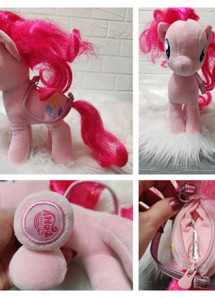 Сумочка Пинки Пай My Little Pony с клеймом мягкая игрушка