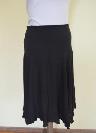 Очень шикарная шелковая черная  юбка pringle of scotland