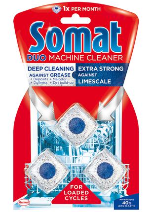 Средство для ухода за посудомоечными машинами Somat, 3 таблетк...
