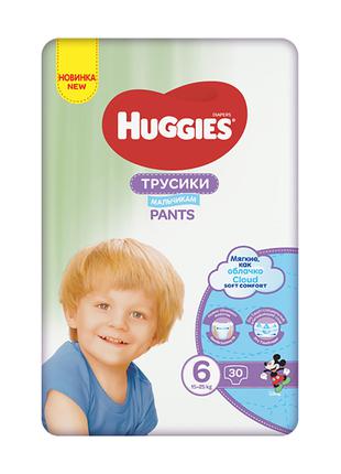 Трусики-подгузники Huggies Pants для мальчиков, размер 6 (15-2...