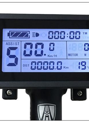 Дисплей для контроллера велосипеда KT - LCD3  24В 36В 48В