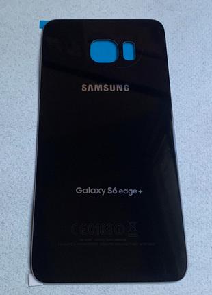 Samsung Galaxy S6 Edge Plus Black Sapphire чёрная задняя крышк...