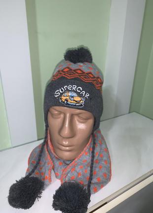 Комплект дитячий шапка + шарф