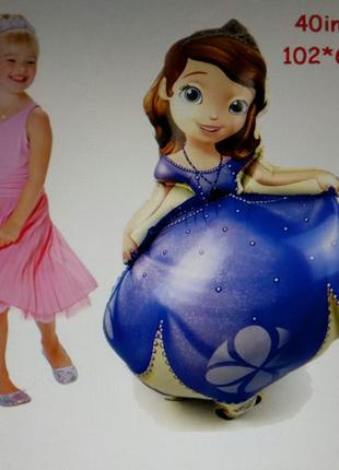 Надувной шар принцесса софия, 102*65 см