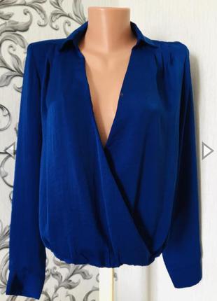 Синяя блуза