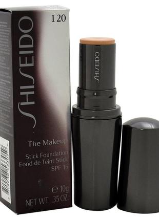 Матирующий сияющий тональный крем shiseido the makeup stick fo...