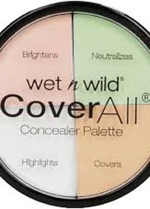 Набор корректоров wet n wild coverall concealer palette