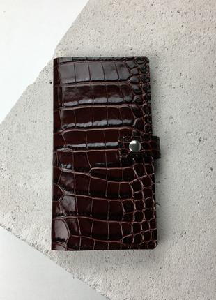 Кожаный кошелек с монетницей TREBA (портмоне, большой кошелек)...