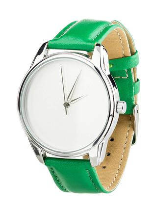 Часы ZIZ Минимализм (зеленый, серебро)