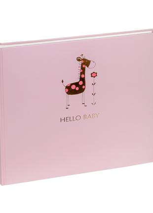 Фотоальбом для девочки розовый Walther Hello Baby Жираф
