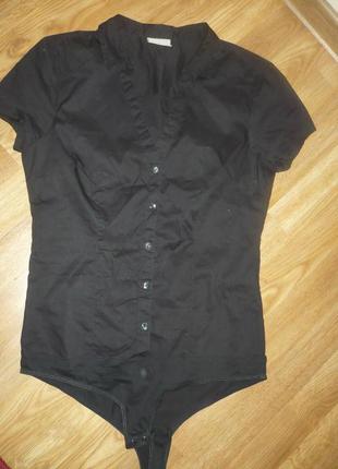 Блуза блузка боди черного цвета  s-м vero moda