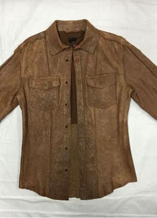 Пиджак кожаный мужской Murano , M , L
