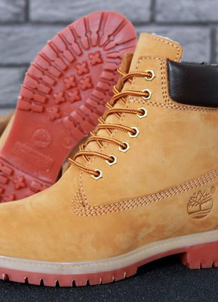 Женские зимние ботинки Timberland Classic Boots, нубук, (с нат...