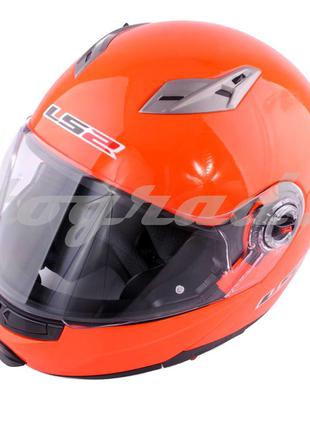 Шлем трансформер LS2 FF370 оранжевый + солнцезащитные очки