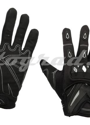 Мотоперчатки із захистом mod: MC-10 чорні текстиль SCOYCO