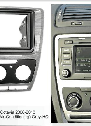 2-DIN переходная рамка SKODA Octavia 2008-2013 (Manual Air-Con...