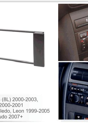 1-DIN переходная рамка SEAT Toledo, Leon 1999-2005/ AUDI A3 (8...
