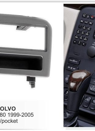 1-DIN переходная рамка VOLVO S80 1999-2005 w/pocket, CARAV 11-436