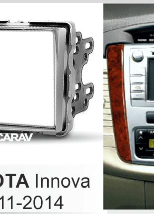2-DIN переходная рамка TOYOTA Innova 2011+, CARAV 11-430
