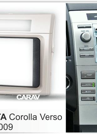 2-DIN переходная рамка TOYOTA Corolla Verso 2004-2009, CARAV 1...