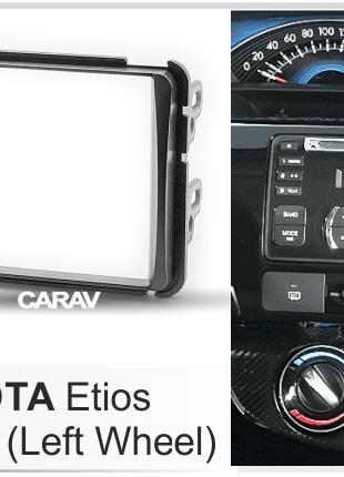 2-DIN переходная рамка TOYOTA Etios 2011+ (Left wheel), CARAV ...