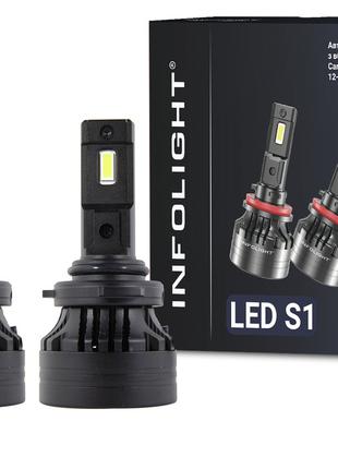 Светодиодные LED лампы Infolight S1 НВ4 50W (пара) CANBUS