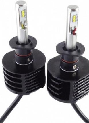 Светодиодные мощные качественные лампы H3 25W (пара), Sho-Me G6.1