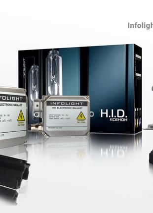 Комплект качественного би-ксенона Infolight 9-16V, H4 H/L