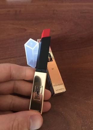 Yves saint laurent rouge pur couture the slim матовая помада д...