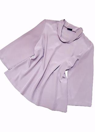 Нежная блуза лавандового цвета tod barry, большой размер
