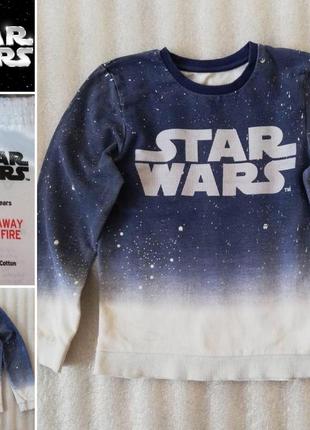 Star wars свитшот реглан звёздные воины 8-9 лет