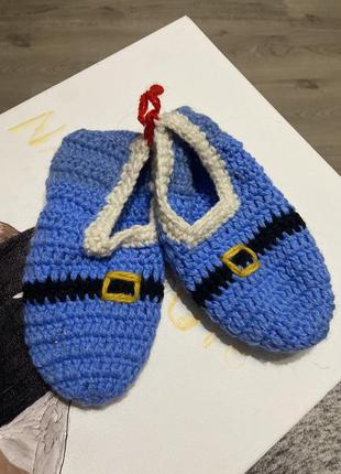 Детские новогодние пинетки носки топики