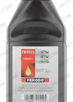 Тормозная жидкость FERODO DOT4 0,5L