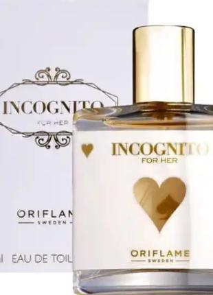 Туалетна вода Incognito for her oriflame оріфлейм