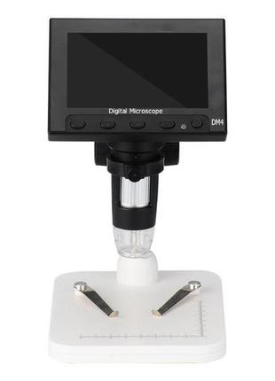 Микроскоп Цифровой с Экраном LCD на металл штативе х600
